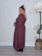 Vestido Boho plumeti