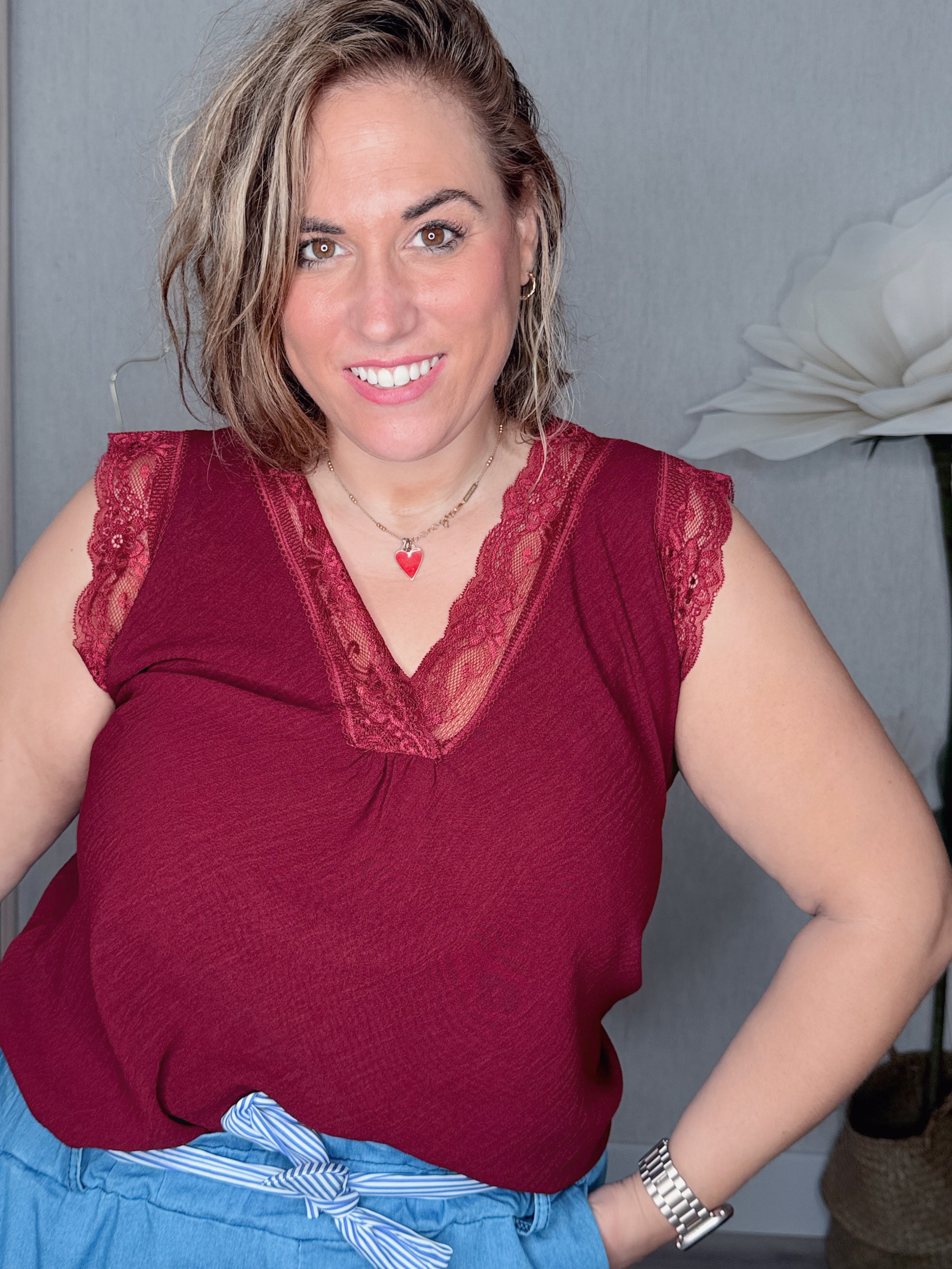 Camiseta lencería sin mangas