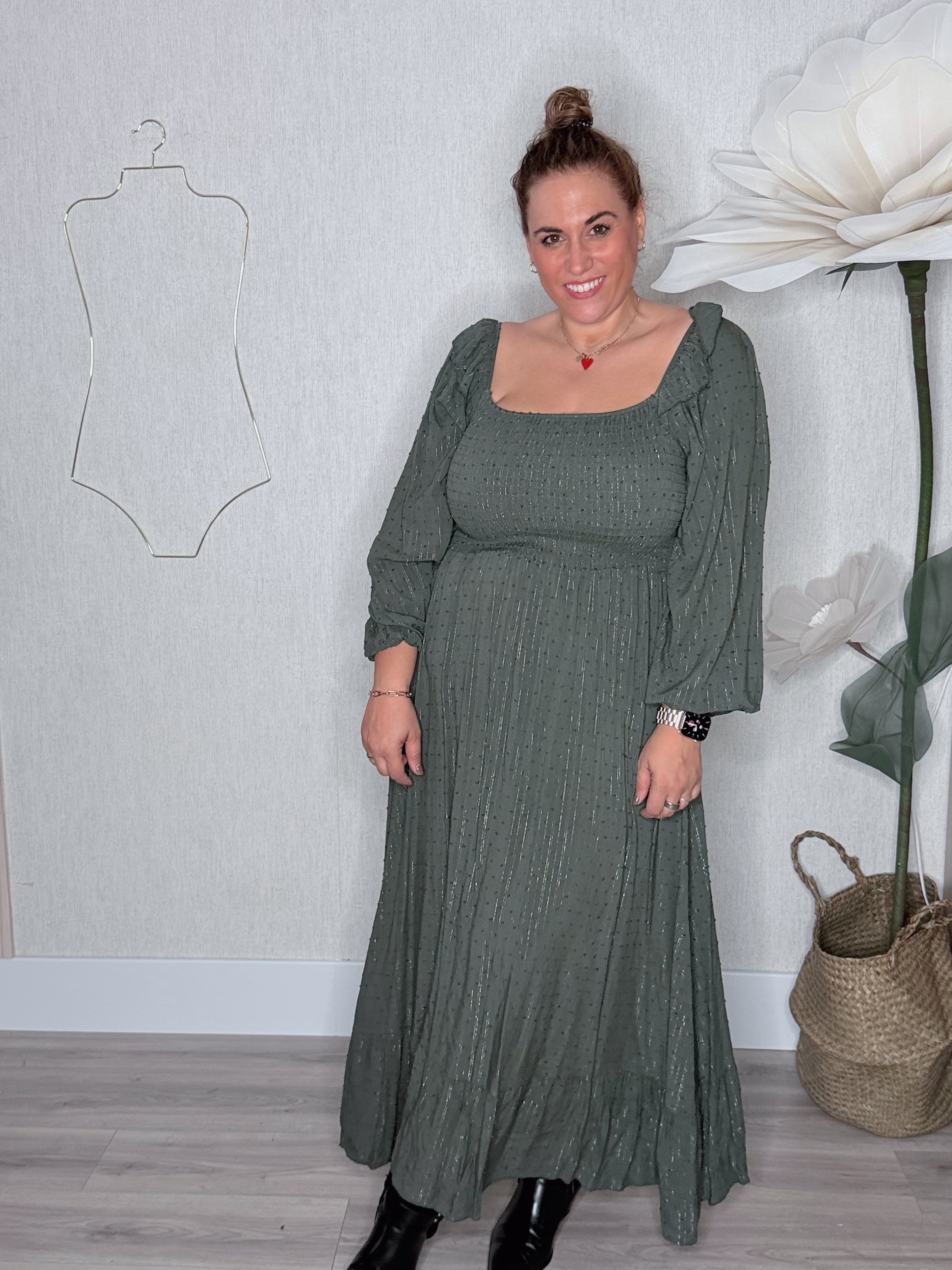 Vestido Boho plumeti