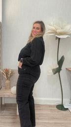 Jeans brilli negros