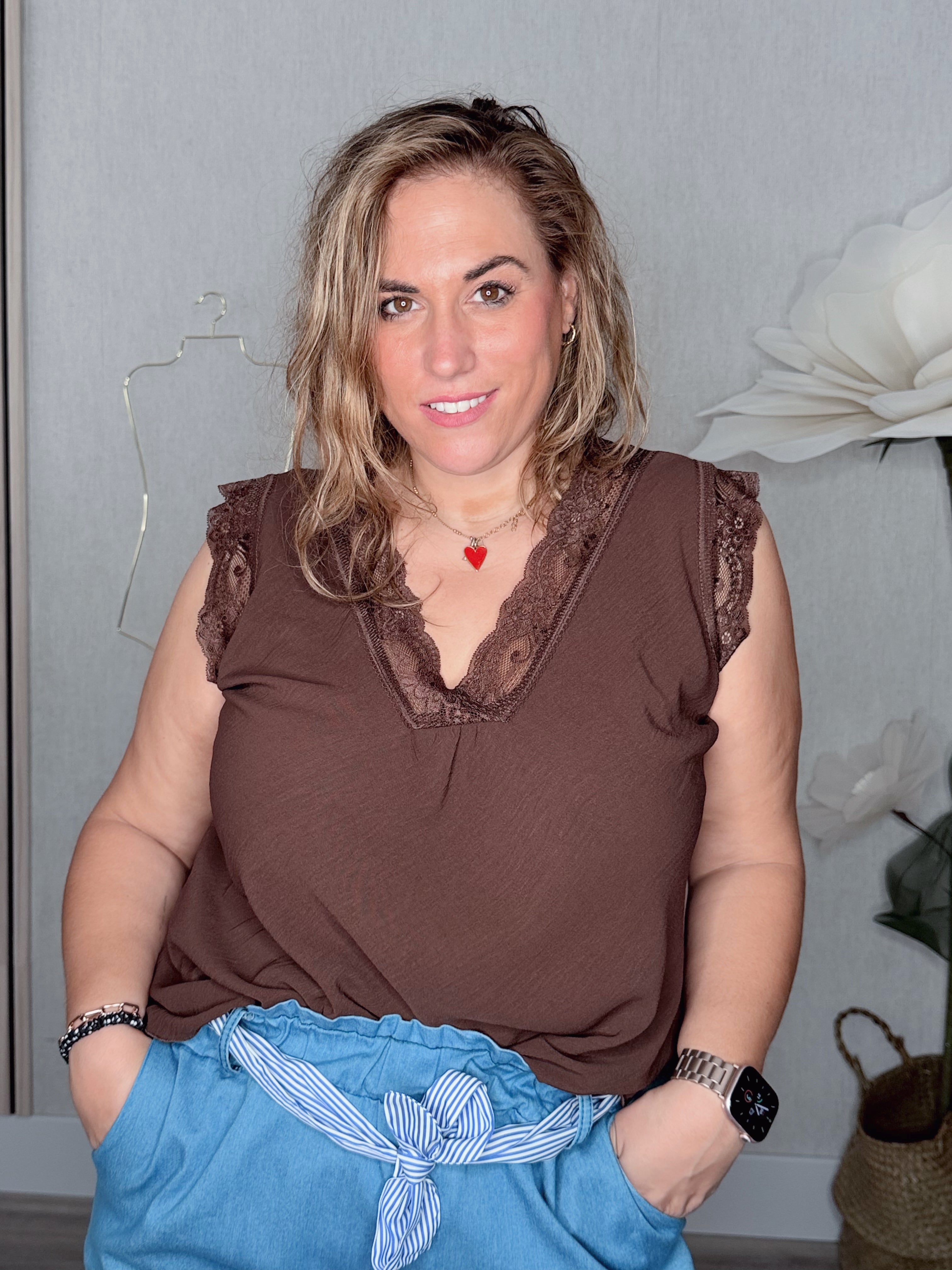 Camiseta lencería sin mangas