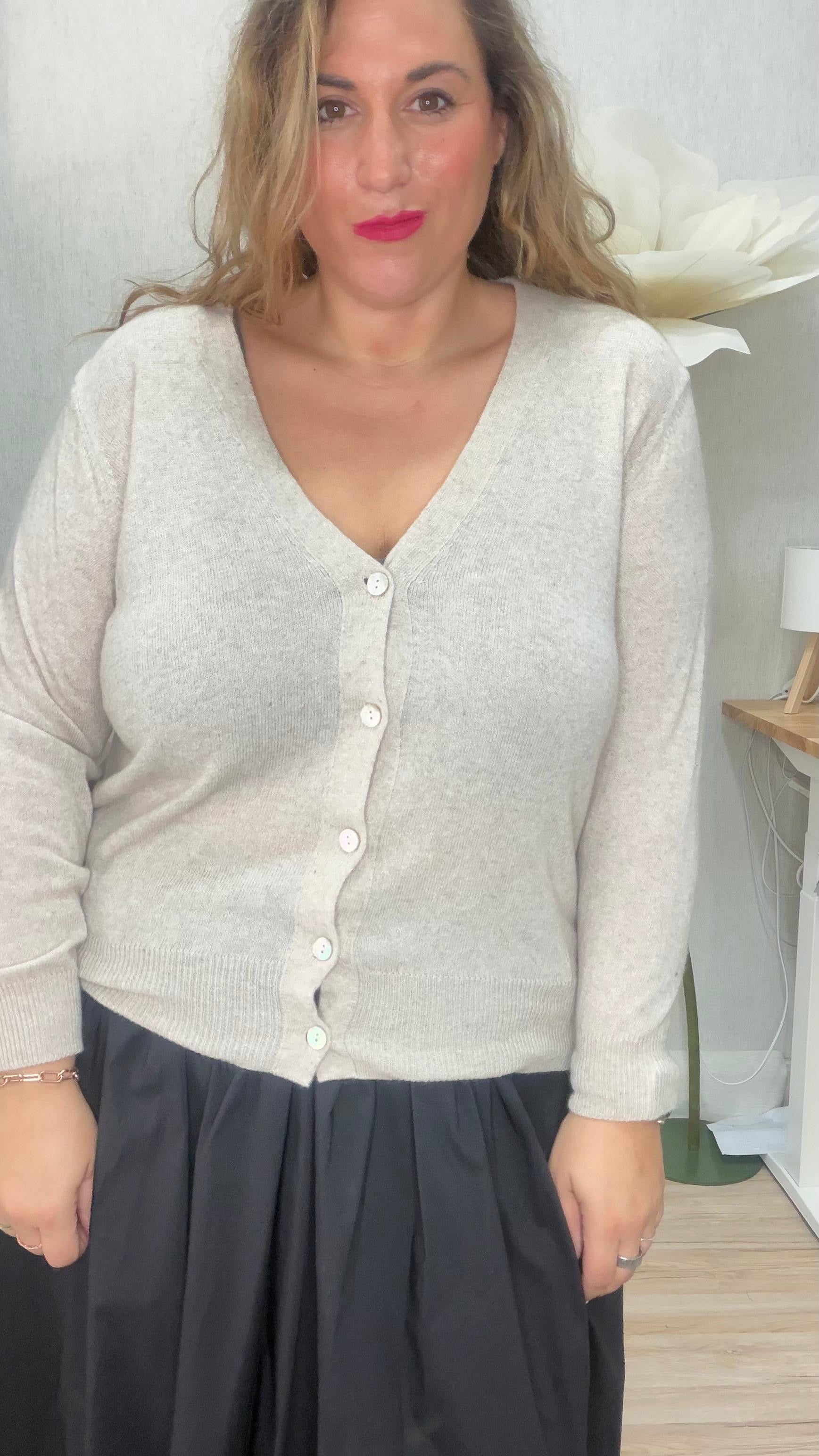 Chaquetilla punto botones