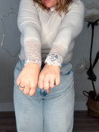 Camiseta térmica encaje