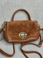 Bolsito combinado piel