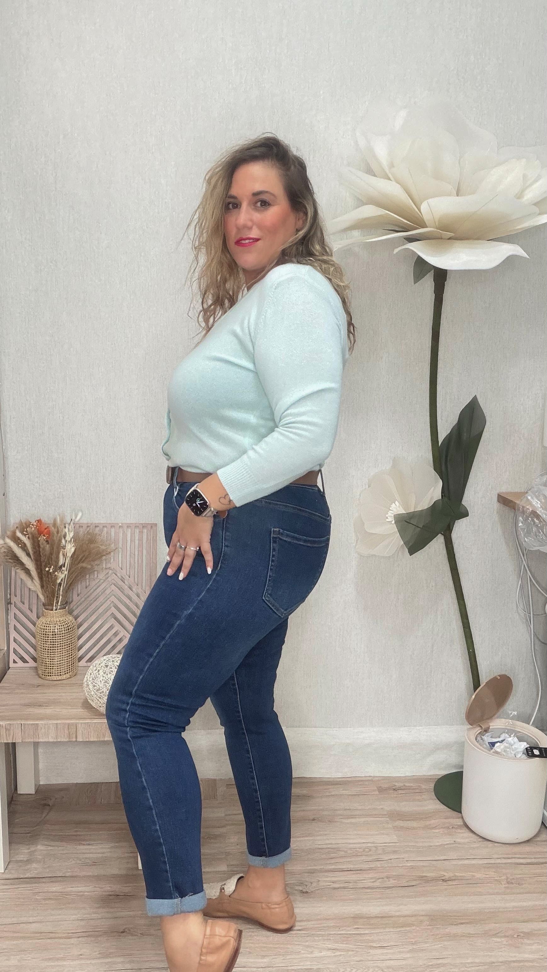 Jean Mom Cinturón