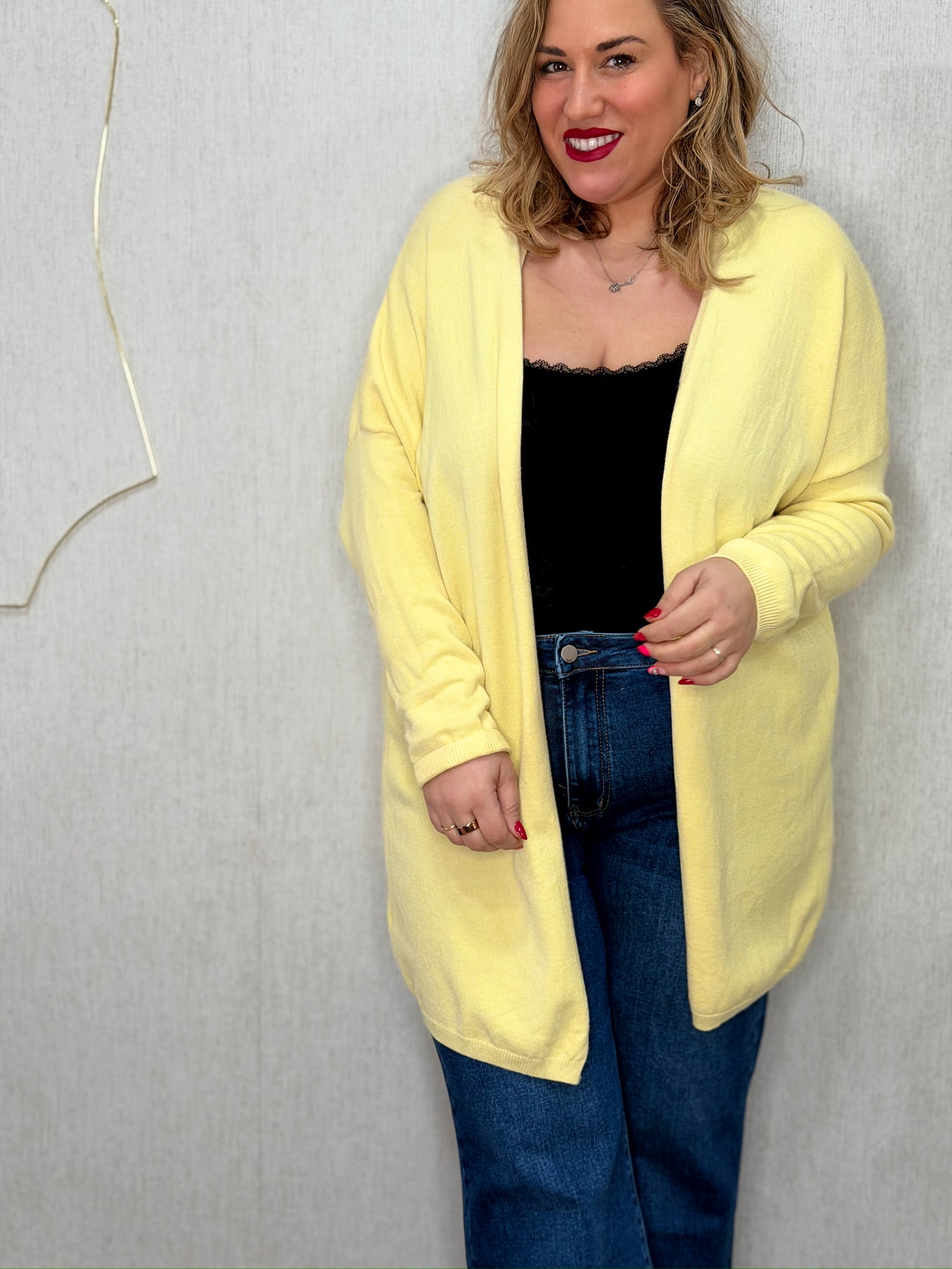 Cárdigan sorbete de limón